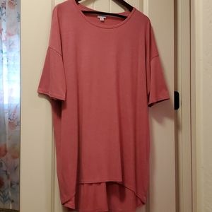 LuLaRoe Irma Blush Rose Pink Heathered